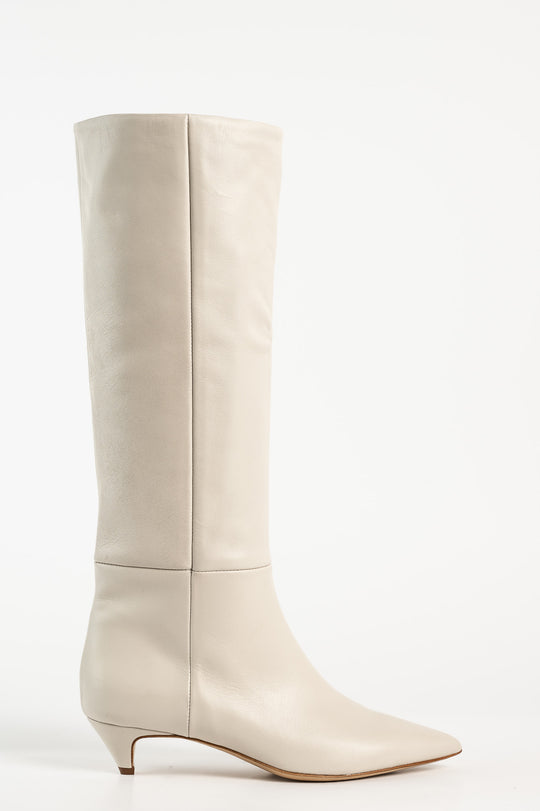 High Boot Palm | White Nappa Leather