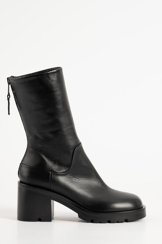 Boot Shape | Black Calf Leather