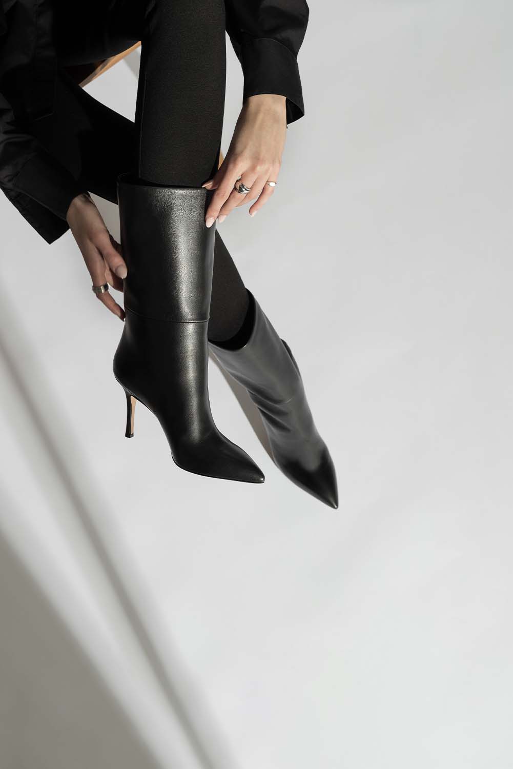 Ankle Boot Savana 002 | Black Leather