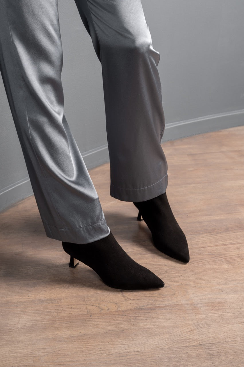 Ankle Boot Anastasia 5,5 cm | Deep Black Suede