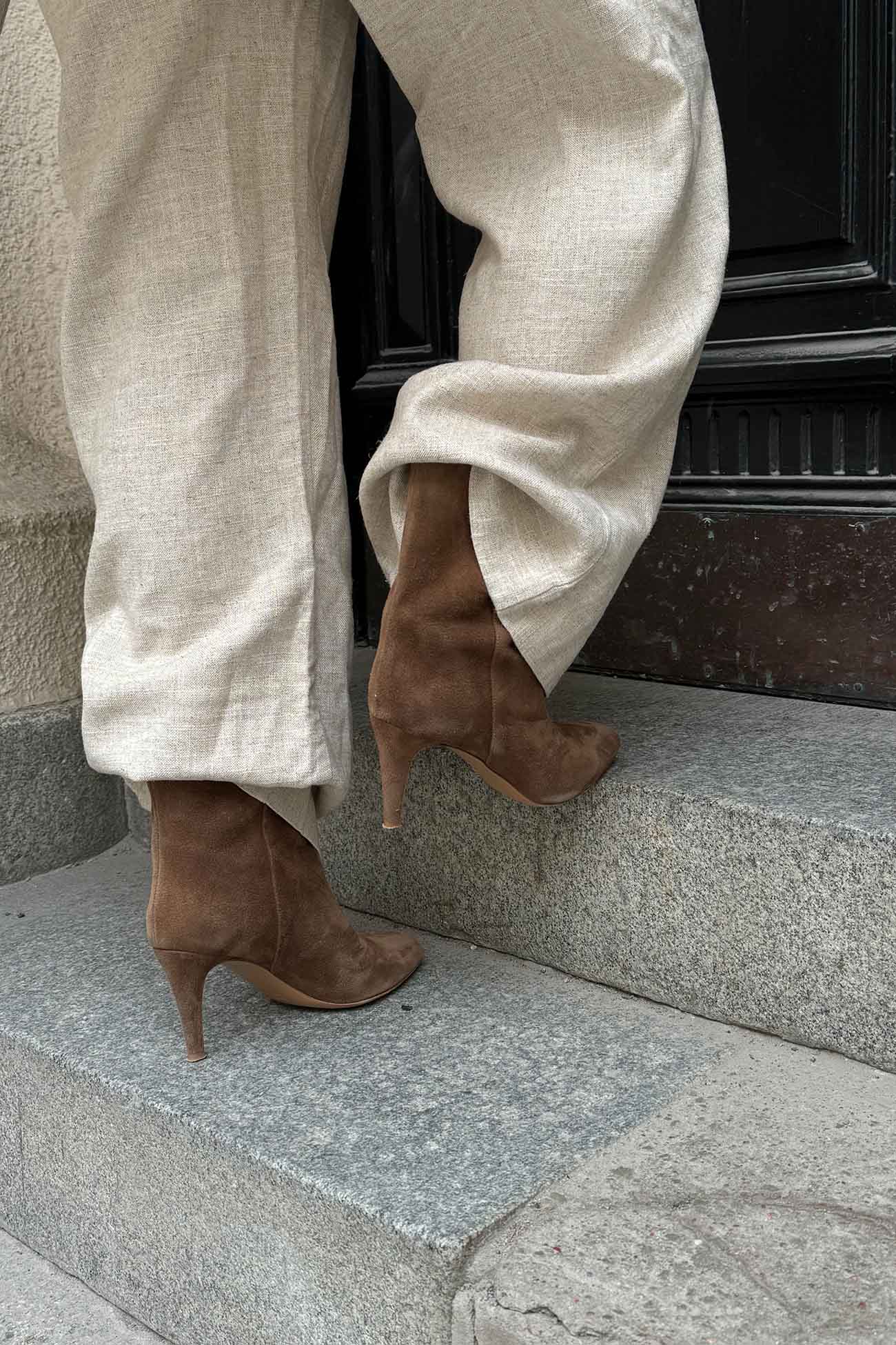 Ankle Boot Sasha 047 | Brown Suede