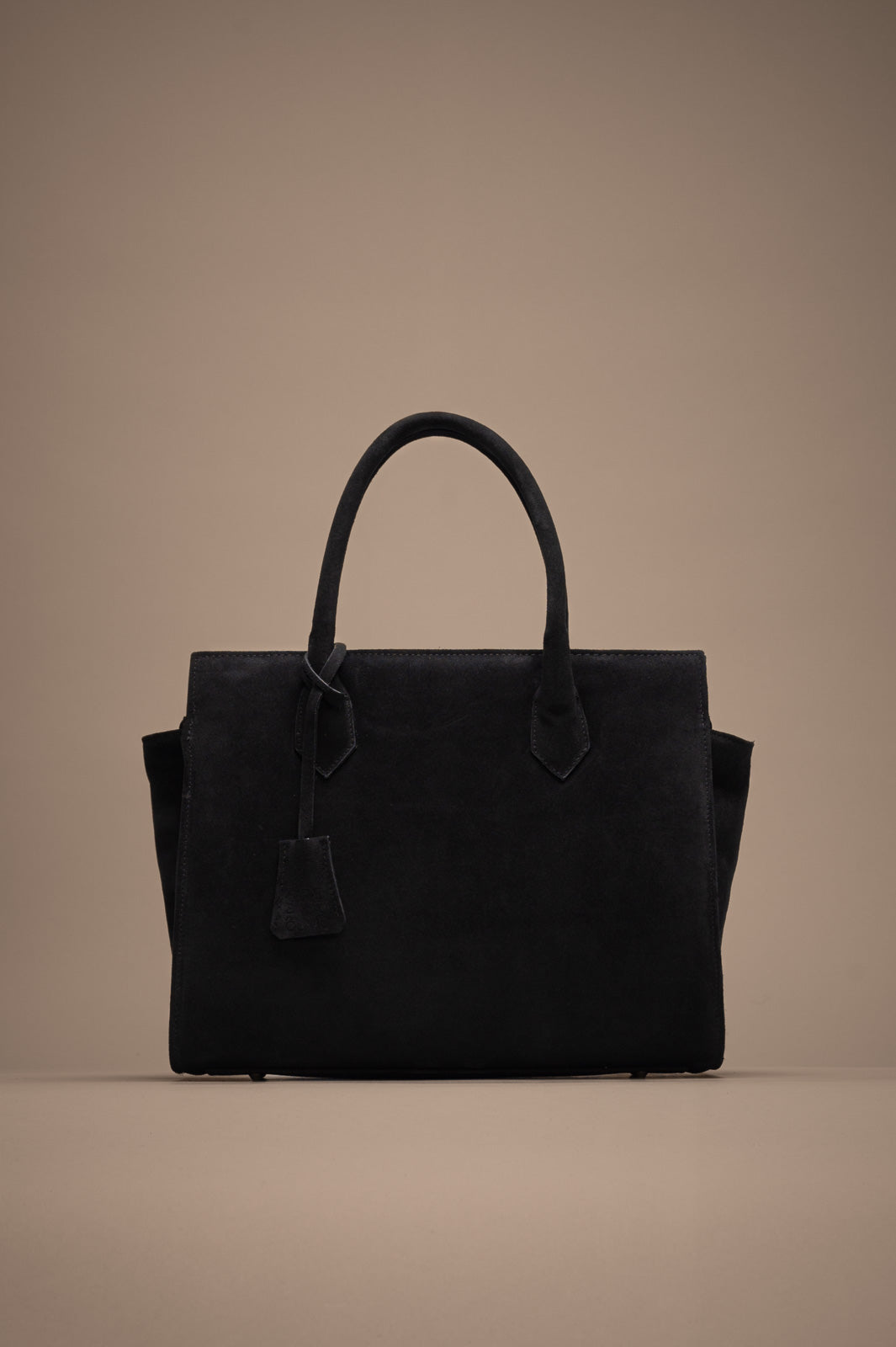 Crossbody Handbag Lioré | Black Suede