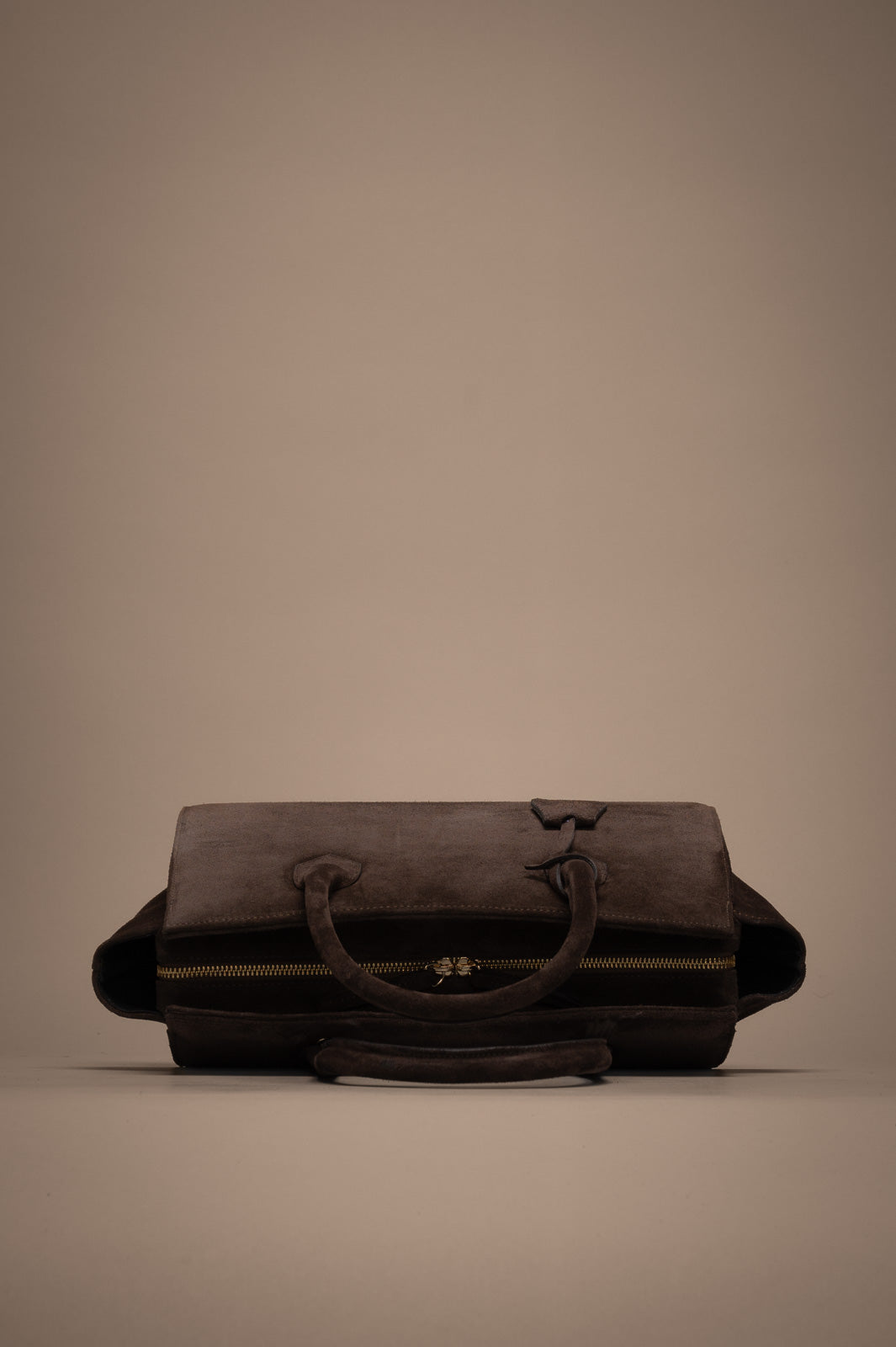 Crossbody Handbag Lioré | Brown Suede