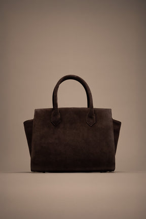 Crossbody Handbag Lioré | Brown Suede