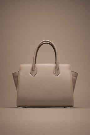 Crossbody Handbag Lioré | Beige Padded Nappa Leather