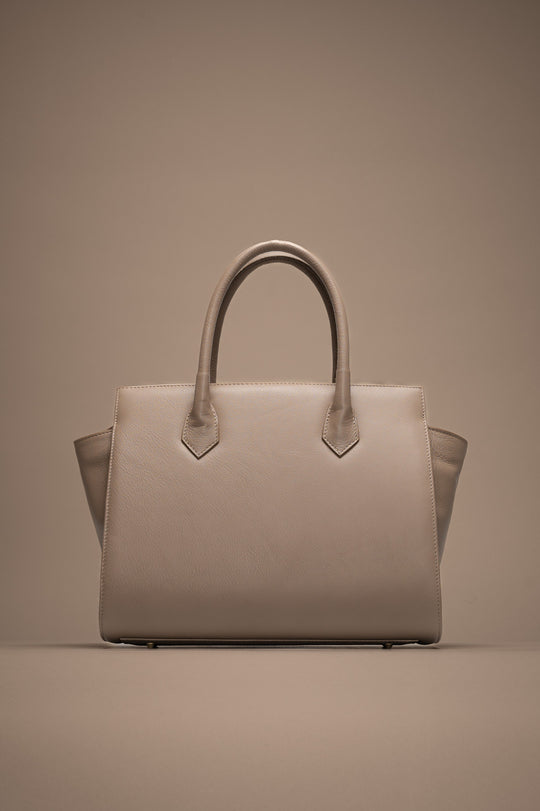 Crossbody Handbag Lioré | Beige Padded Nappa Leather