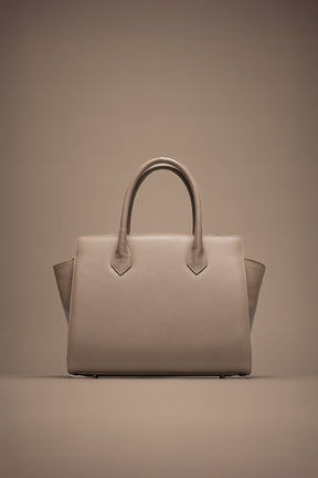 Crossbody Handbag Lioré | Beige Padded Nappa Leather
