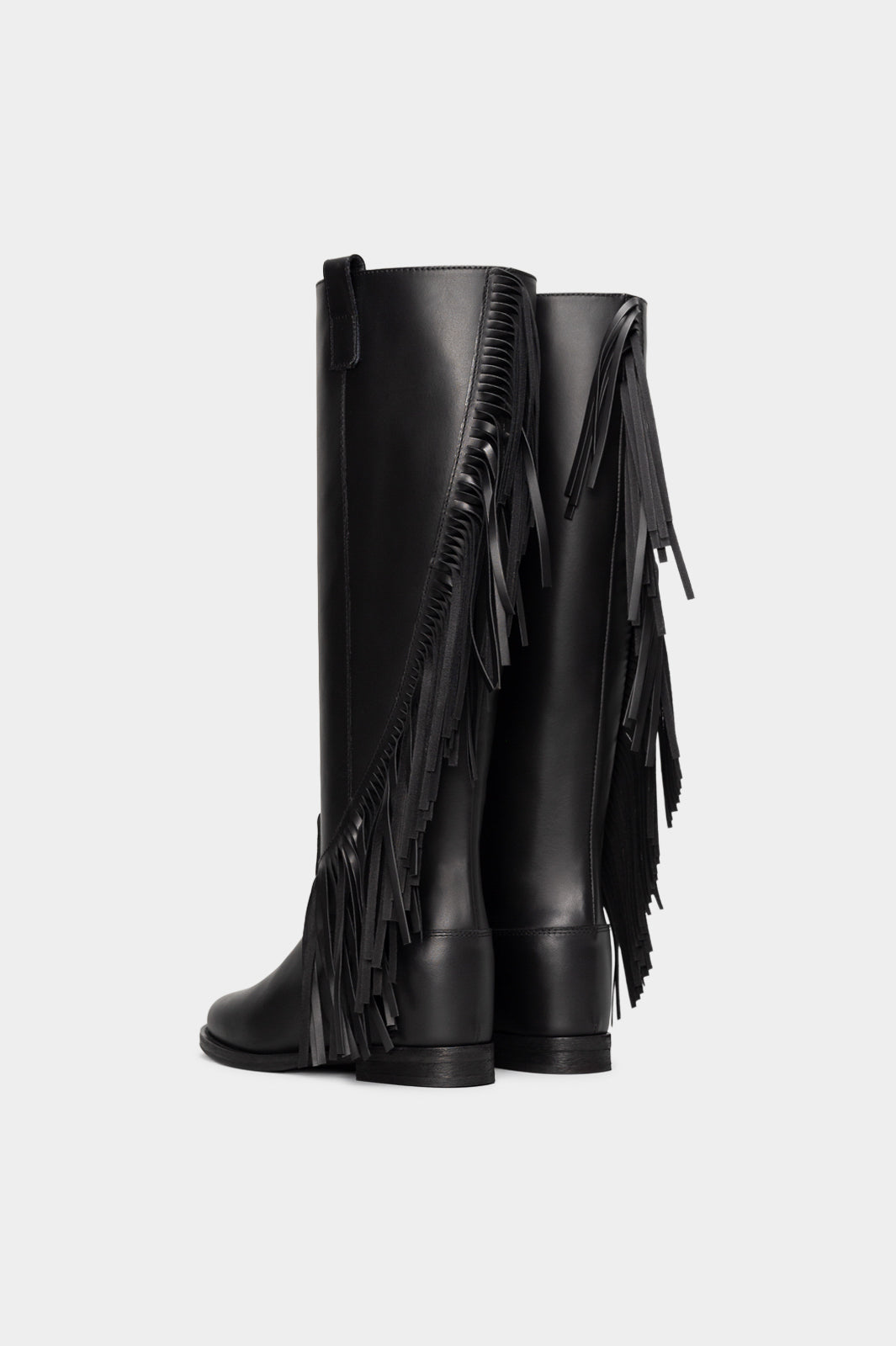 Wedge High Boot Aracc | Noble Black Calf Leather