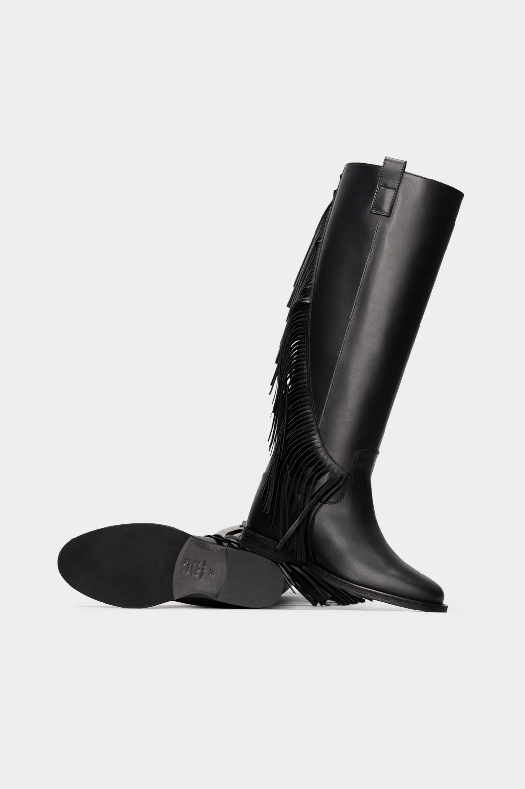 Wedge High Boot Aracc | Noble Black Calf Leather
