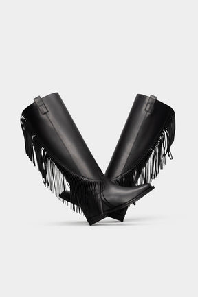 Wedge High Boot Aracc | Noble Black Calf Leather