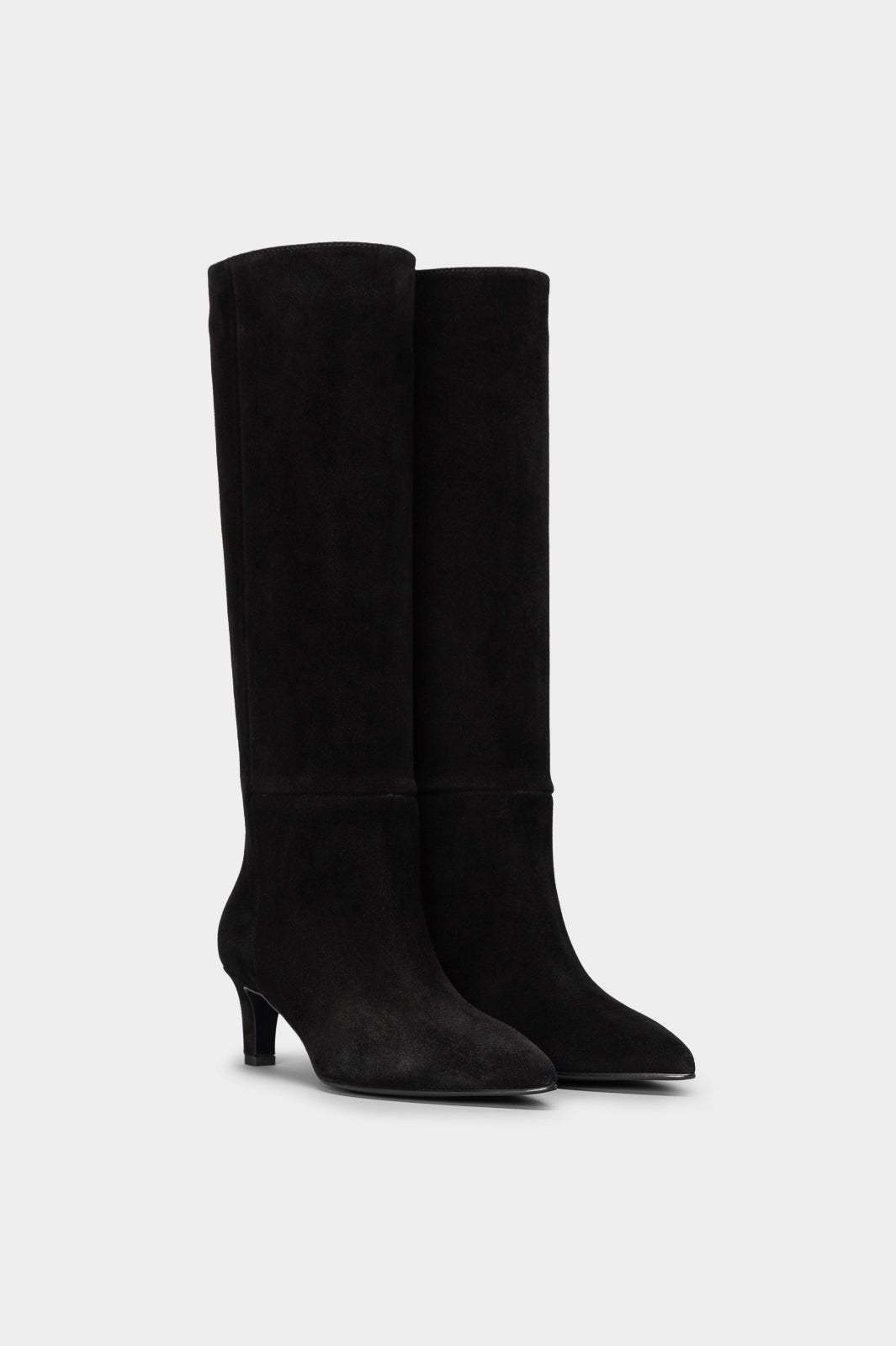 High Boot Vela | Deep Black Suede