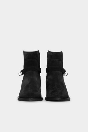 Wedge Boot Cavia | Deep Black Suede
