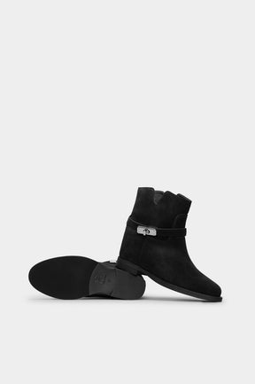 Wedge Boot Cavia | Deep Black Suede
