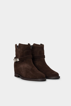 Wedge Boot Cavia | Cacao Brown Suede
