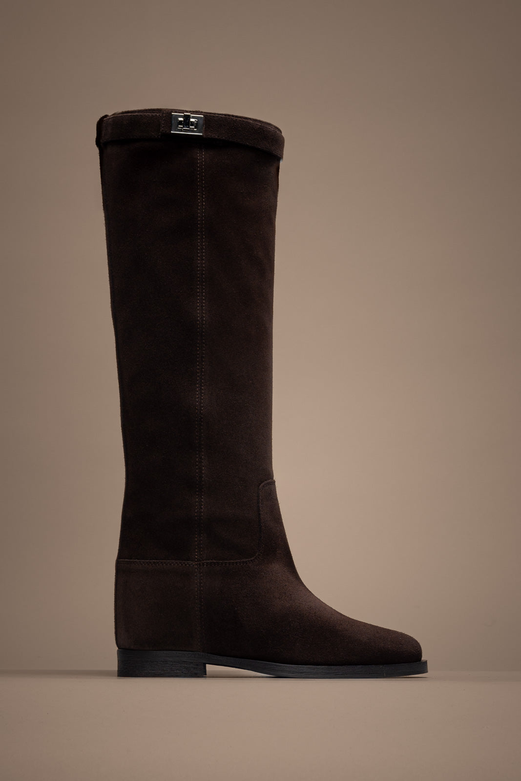 Wedge High Boot Ciolo | Brown Suede