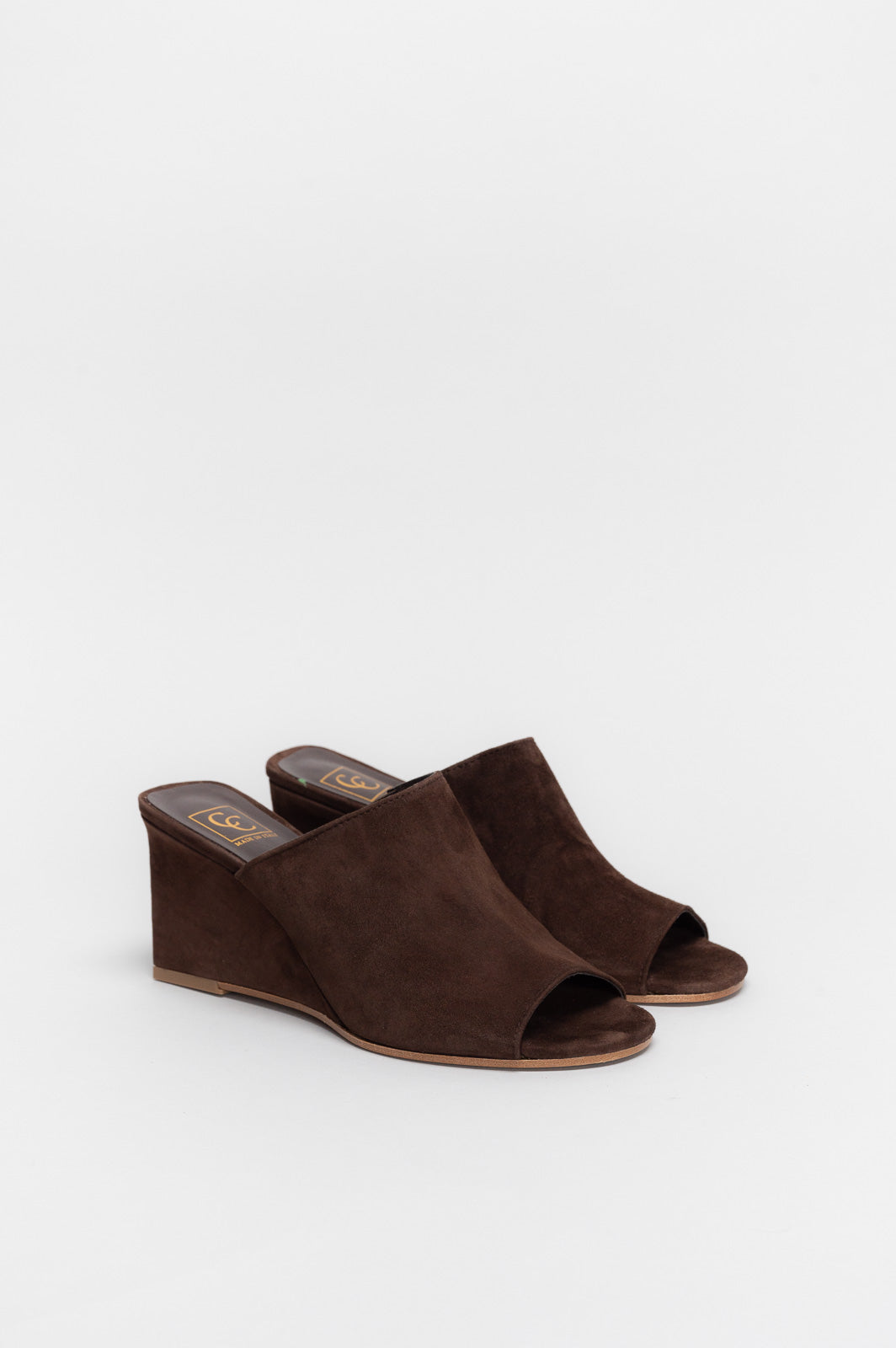 Wedge Sandal Cesila | Cacao Brown Soft Suede