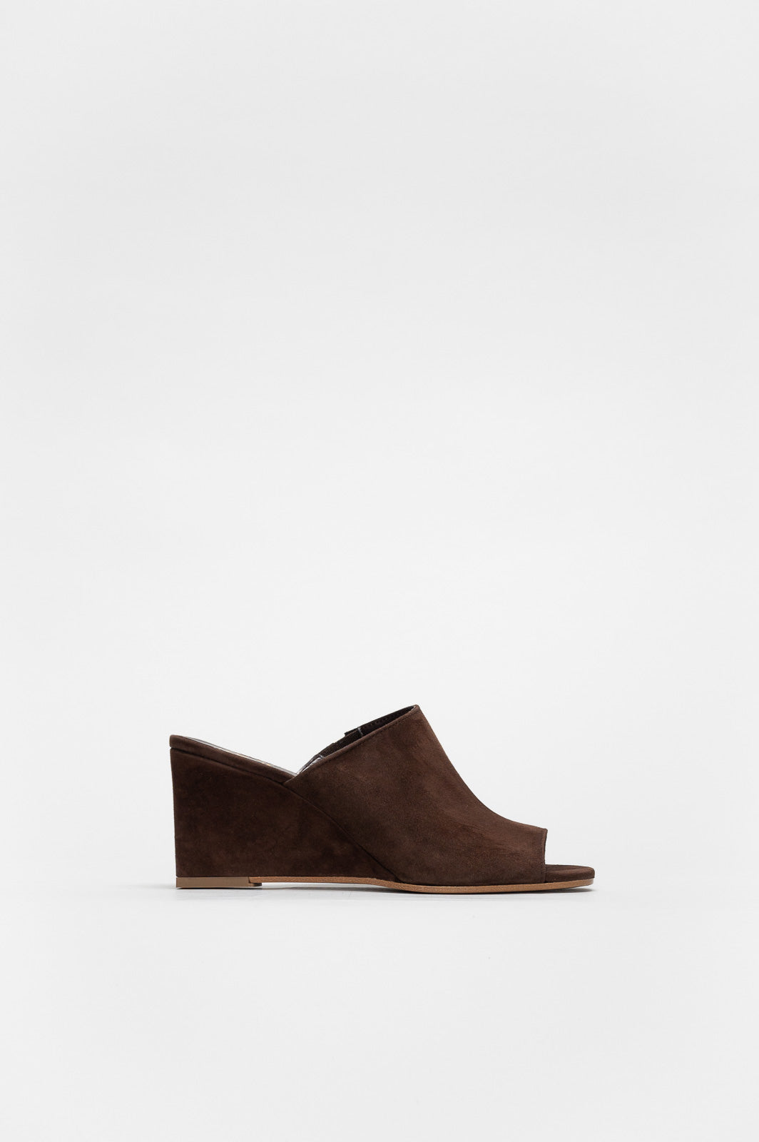 Wedge Sandal Cesila | Cacao Brown Soft Suede