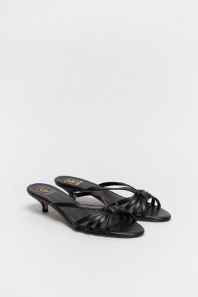 Strappy Sandal Sesh | Black Nappa Leather