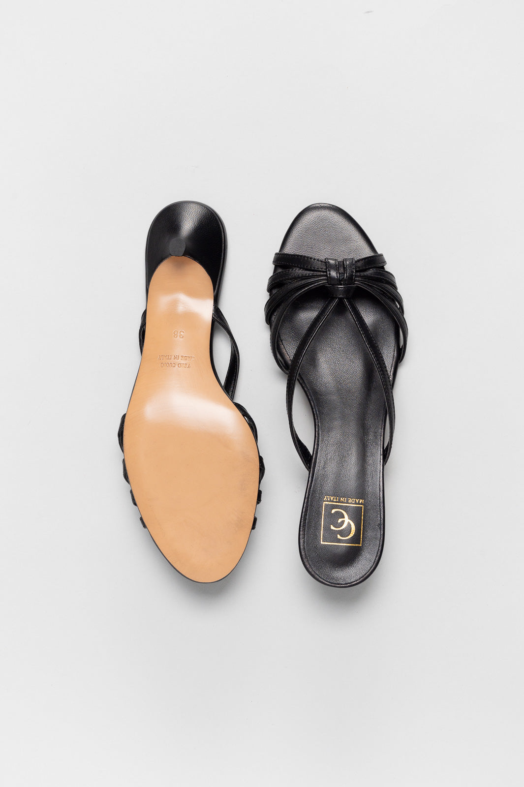 Strappy Sandal Sesh | Black Nappa Leather