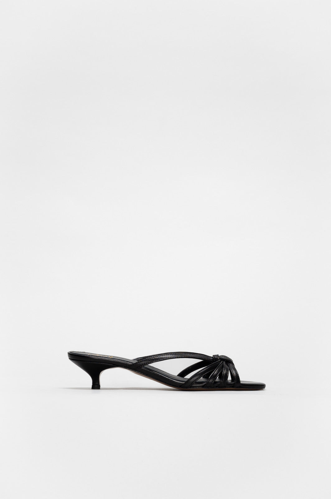 Strappy Sandal Sesh | Deep Black Nappa Leather