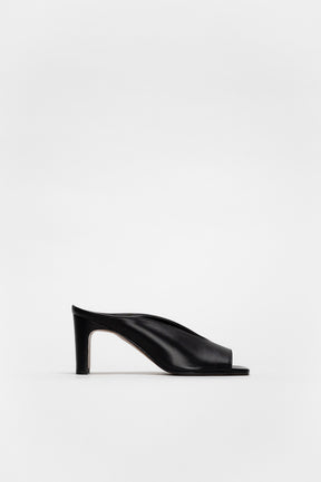 High-Heeled Sandal Khai | Noble Black Nappa Leather