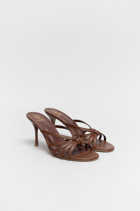 Strappy Sandal Lizbet | Maple Brown Nappa Leather