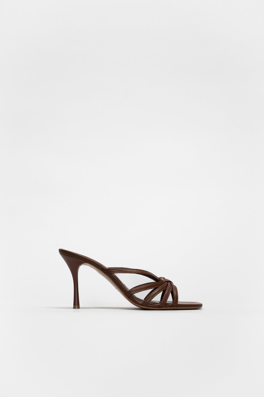 Strappy Sandal Lizbet | Caramel Brown Nappa Leather