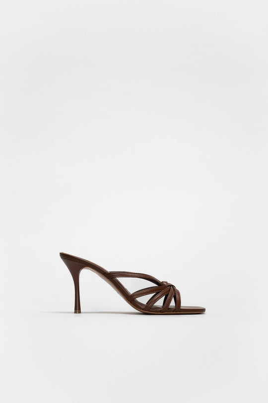 Strappy Sandal Lizbet | Maple Brown Nappa Leather