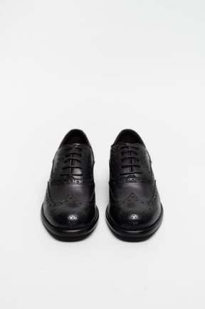 Women's Oxford Brogue Virel | Noble Black Calf Leather