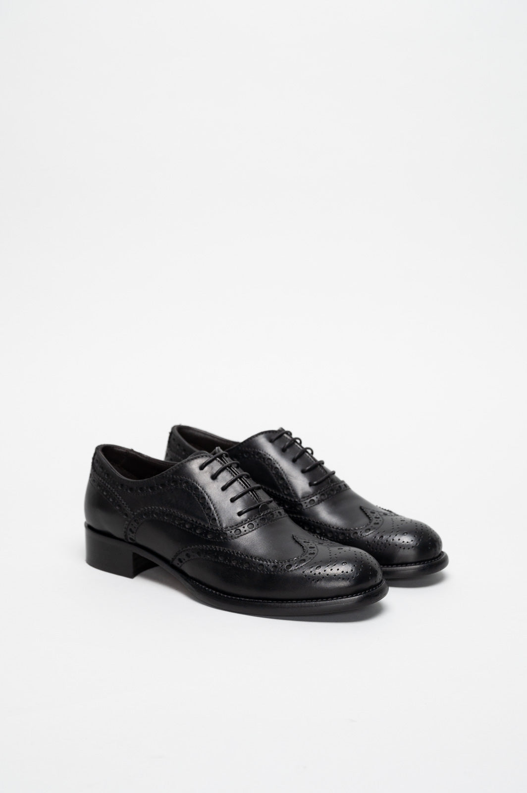 Women's Oxford Brogue Virel | Noble Black Calf Leather