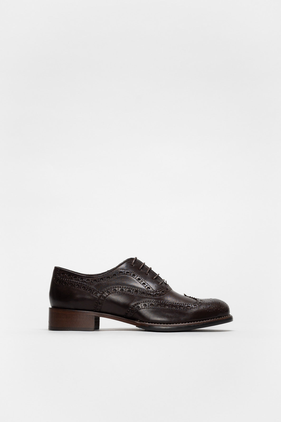 Women's Oxford Brogue Virel | Mocha Brown Calf Leather