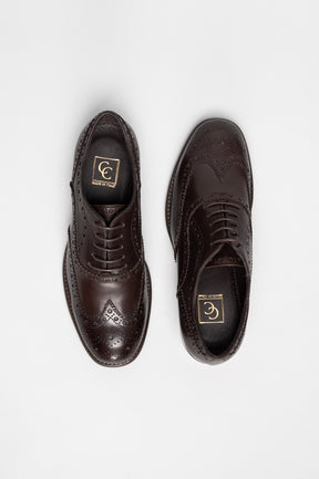 Women's Oxford Brogue Virel | Mocha Brown Calf Leather
