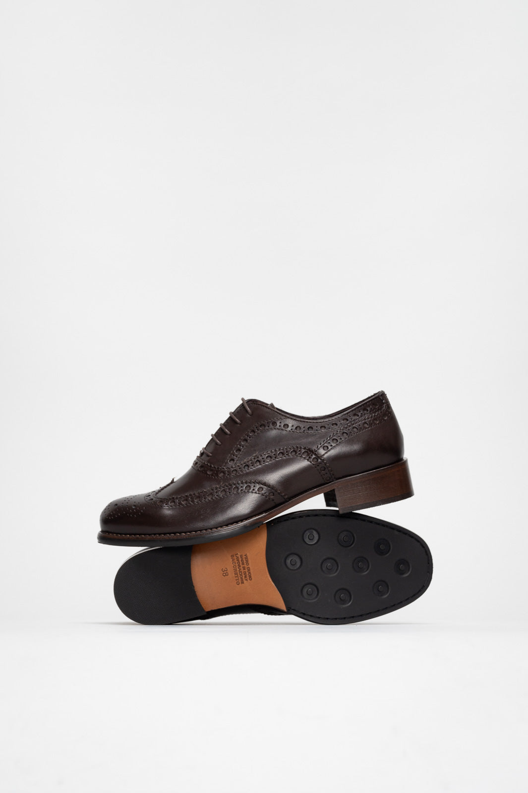 Women's Oxford Brogue Virel | Mocha Brown Calf Leather