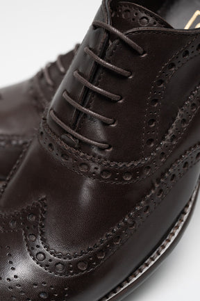 Women's Oxford Brogue Virel | Mocha Brown Calf Leather