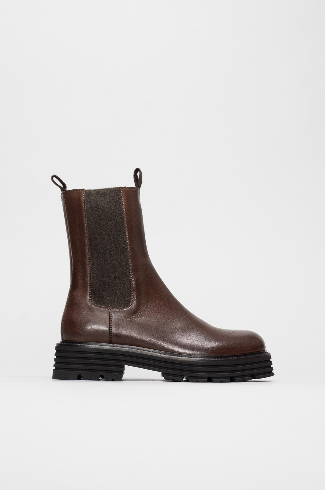 Combat Boot Ginevra | Cognac Buffalo Leather