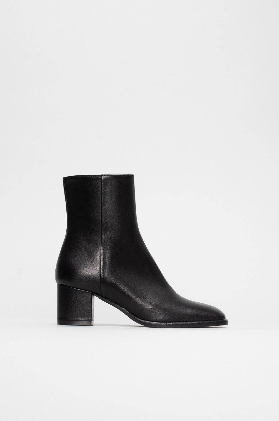 Zip Ankle Boot Mina | Noble Black Nappa Leather