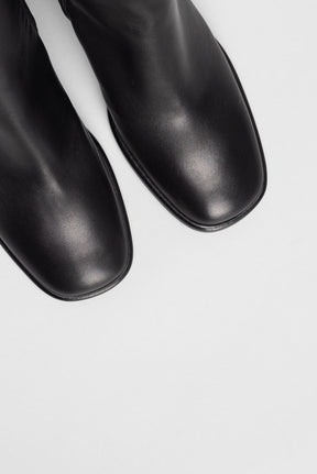 Zip Ankle Boot Mina | Noble Black Nappa Leather