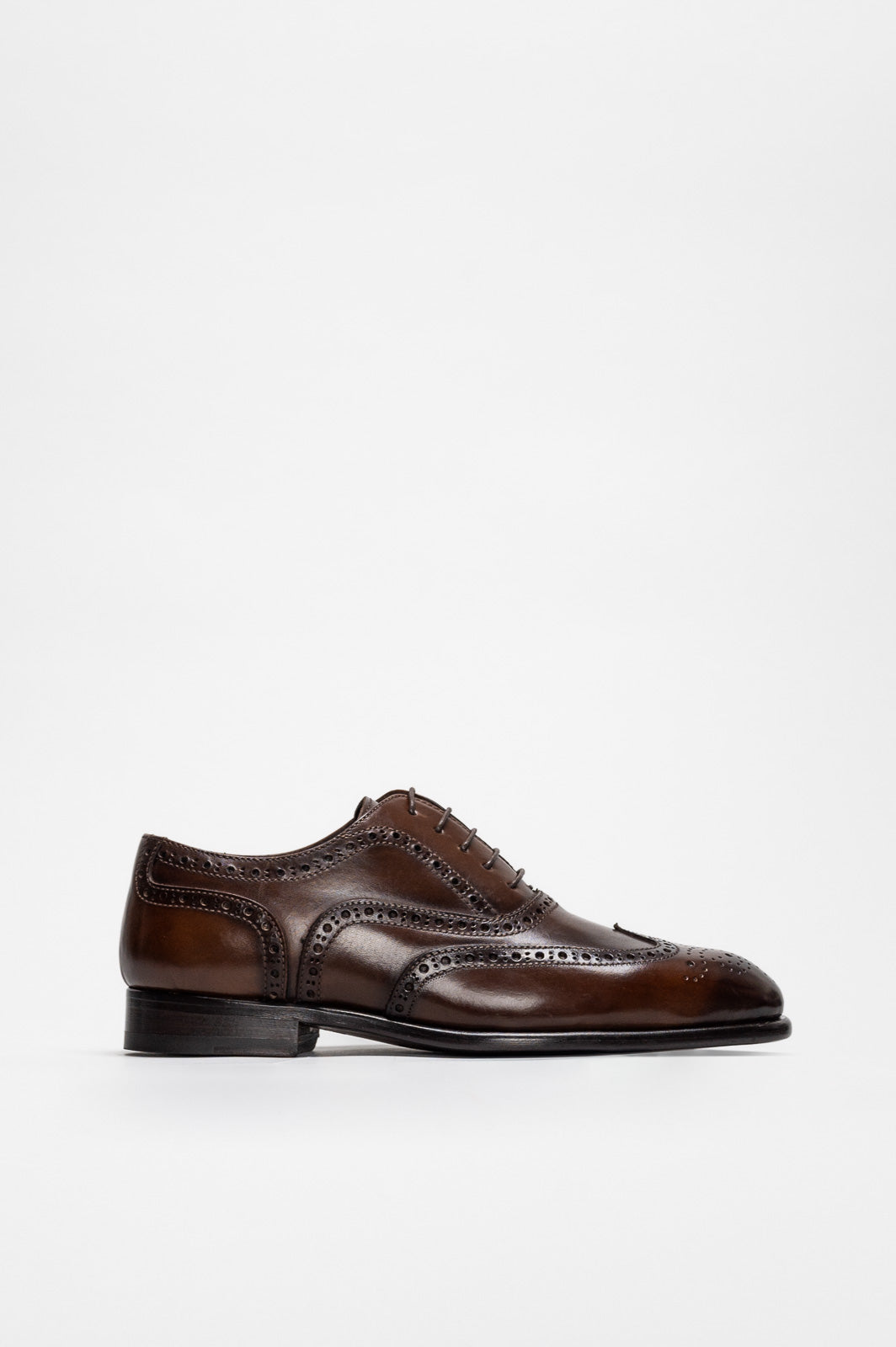 Men's Oxford Brogue Leporano | Antique Cognac Calf Leather