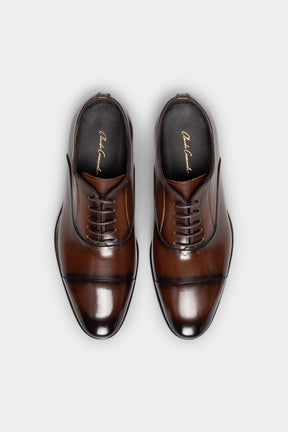 Men's Classic Oxford Napoli | Antique Cognac Calf Leather