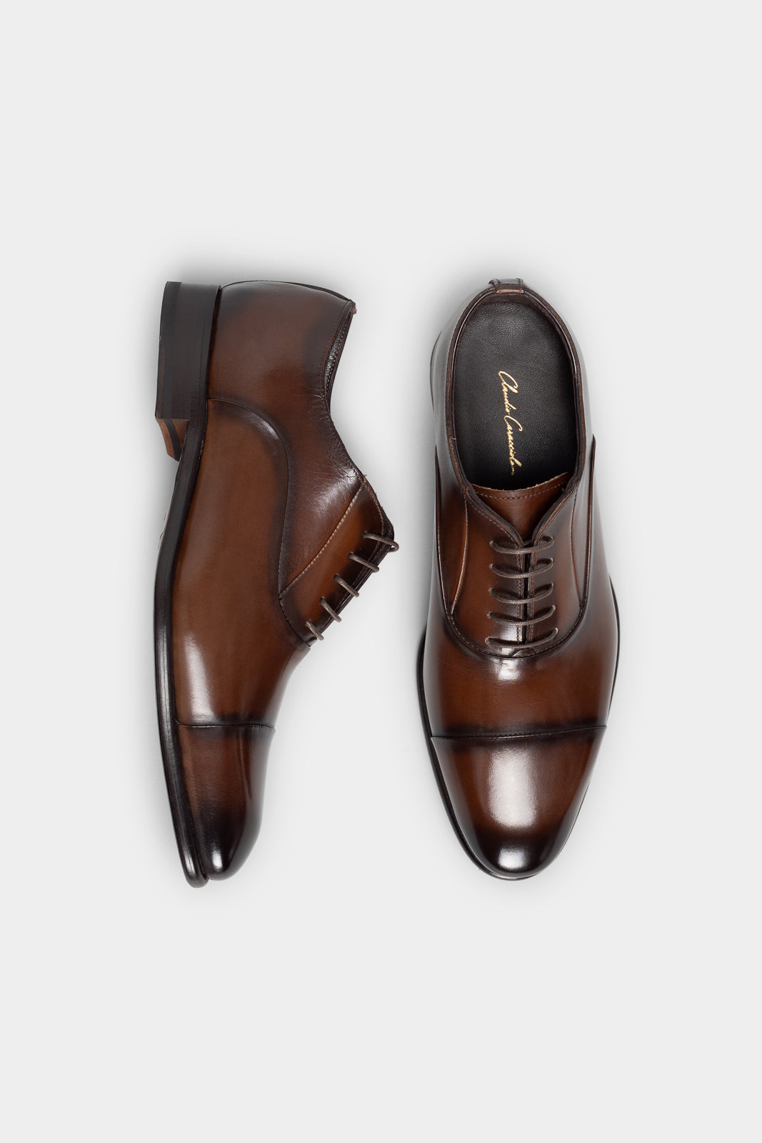 Men's Classic Oxford Napoli | Antique Cognac Calf Leather