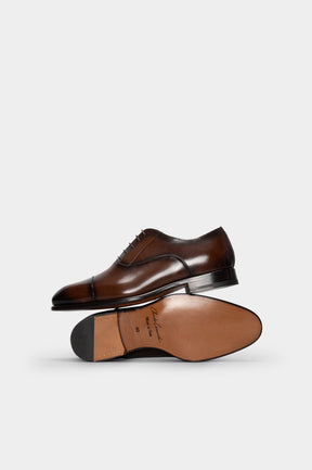 Men's Classic Oxford Napoli | Antique Cognac Calf Leather