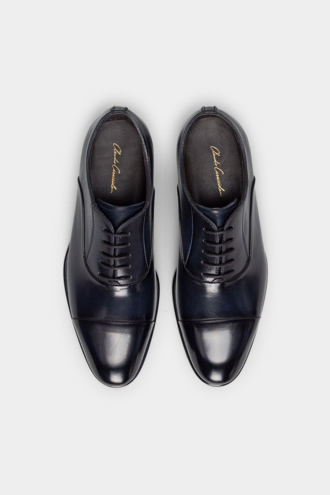 Men's Classic Oxford Napoli | Dark Blue Calf Leather