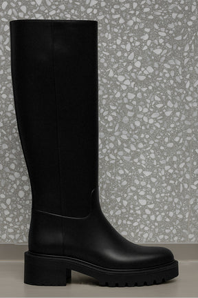 High Boot Alba | Noble Black Calf Leather