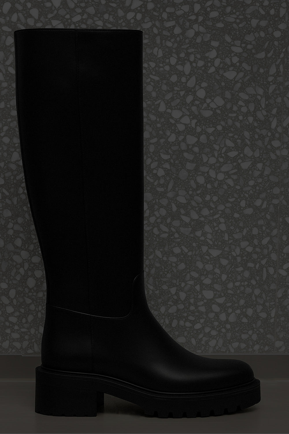 High Boot Alba | Noble Black Calf Leather