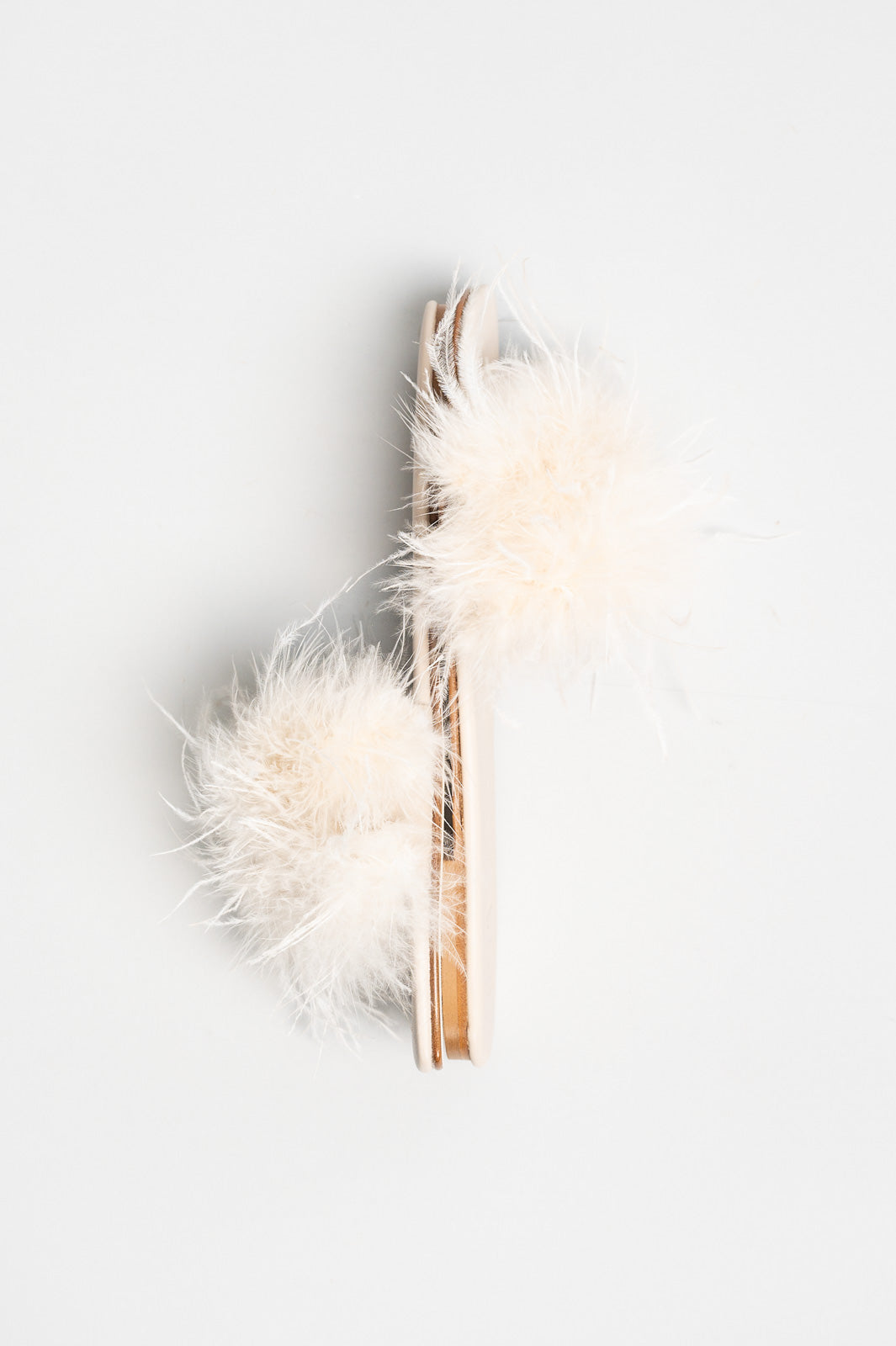 Flat Sandal Louise | Linen Beige Nappa Leather