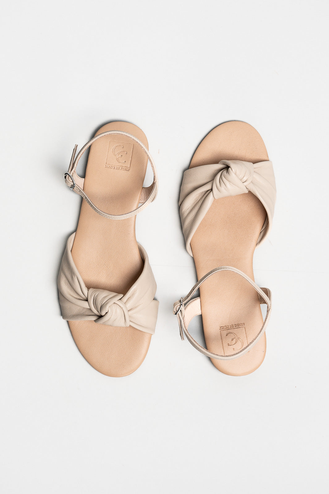Ankle-Strap Sandal Lola | Wheat Beige Nappa Leather