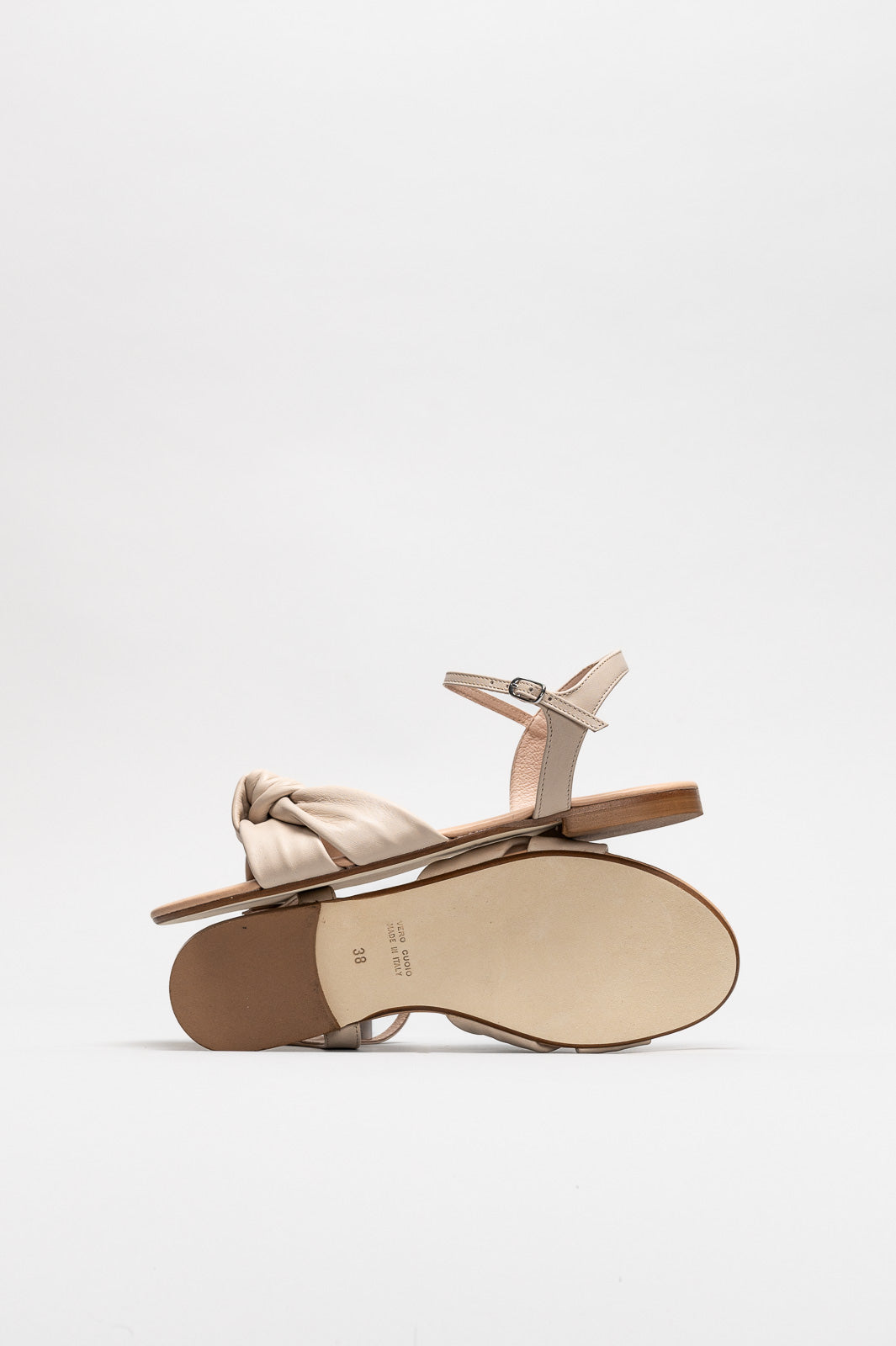 Ankle-Strap Sandal Lola | Wheat Beige Nappa Leather