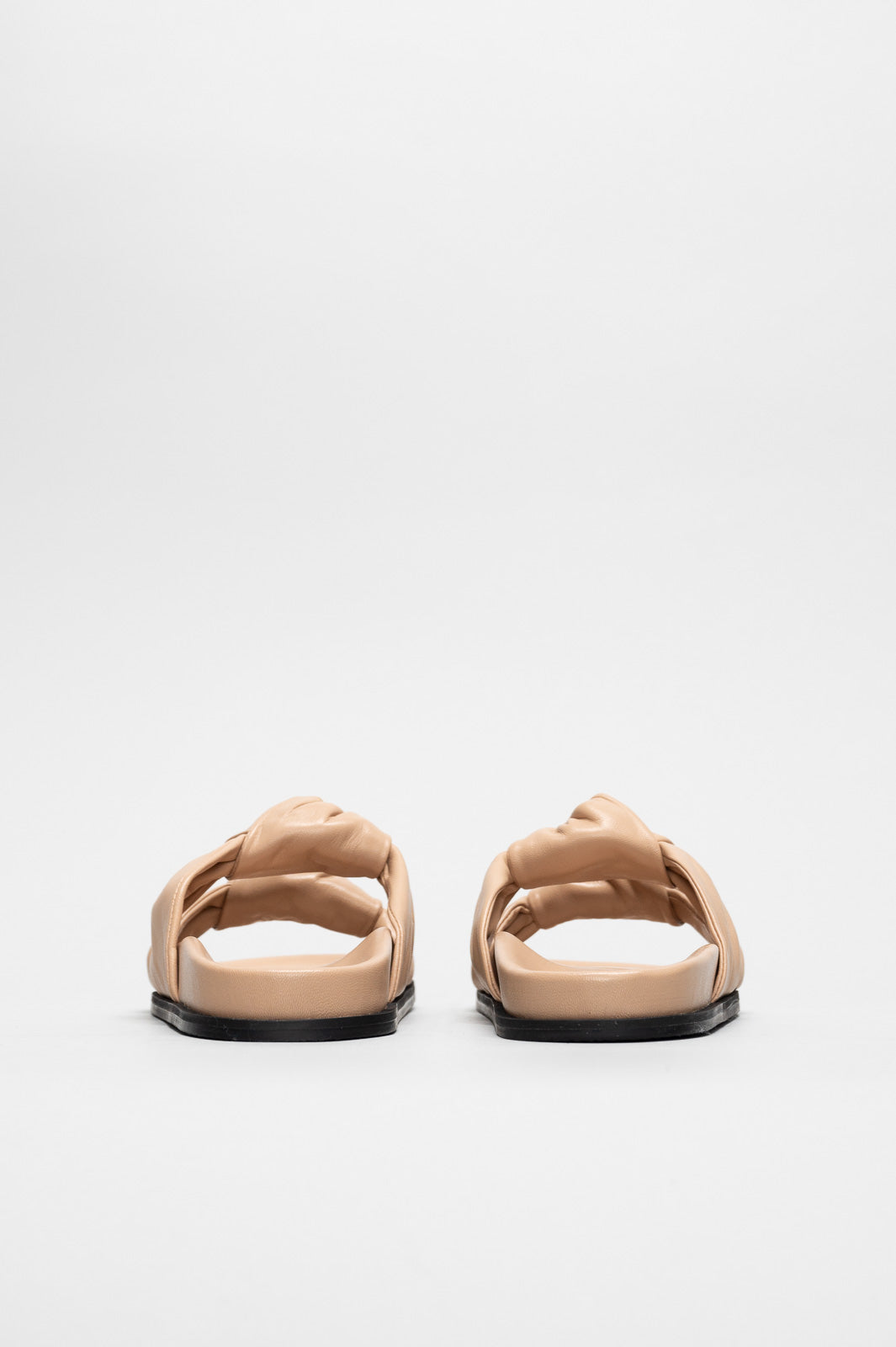Knot Sandal Celinea | Nude Beige Nappa Leather
