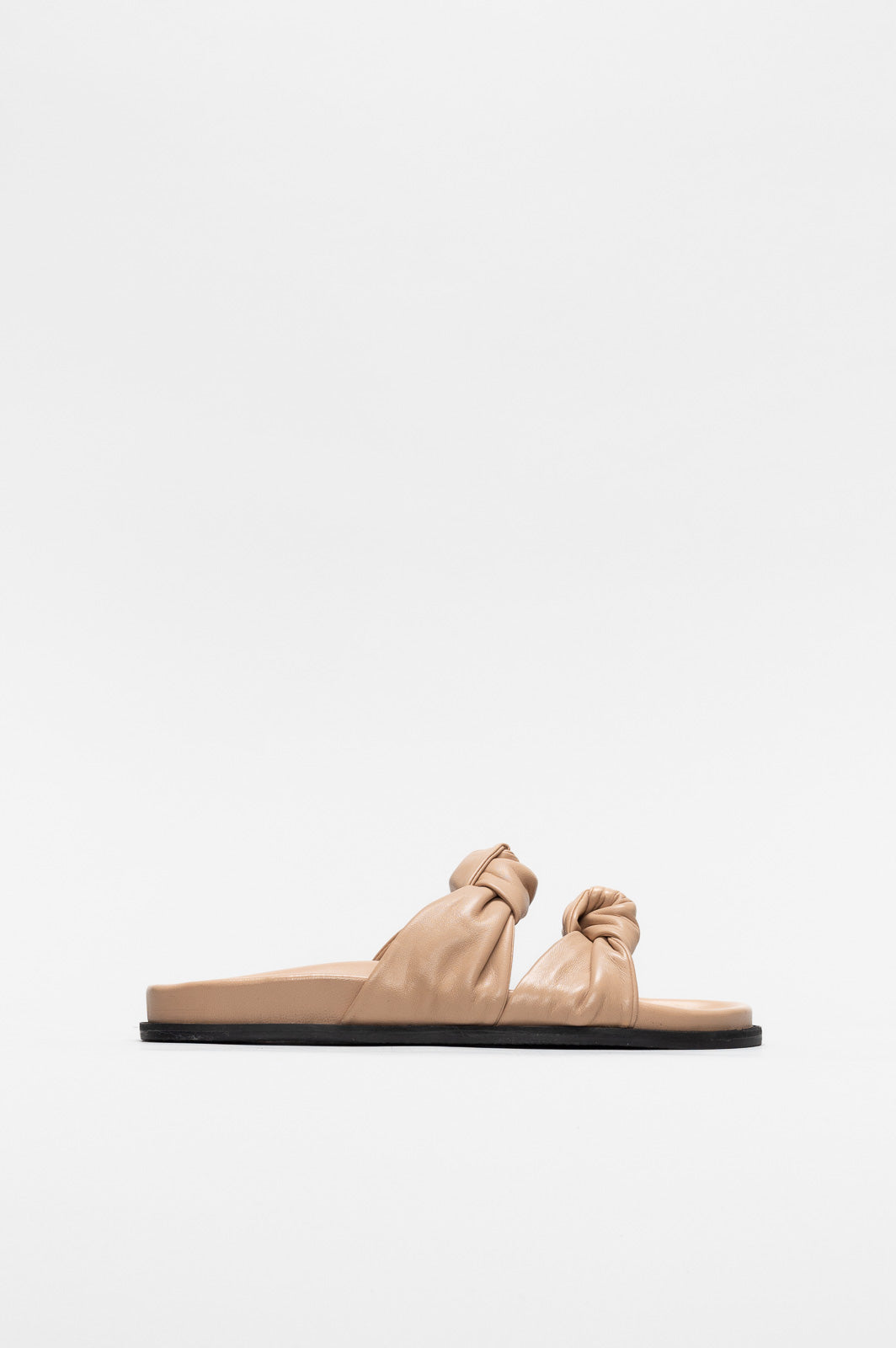 Knot Sandal Celinea | Nude Beige Nappa Leather