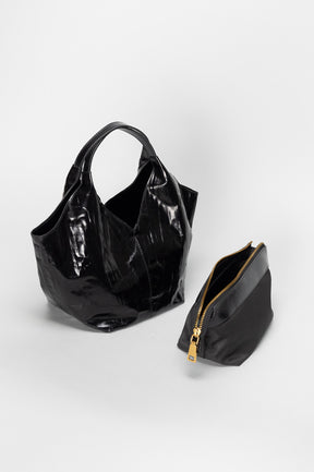Handbag Elena | Black Patent Leather